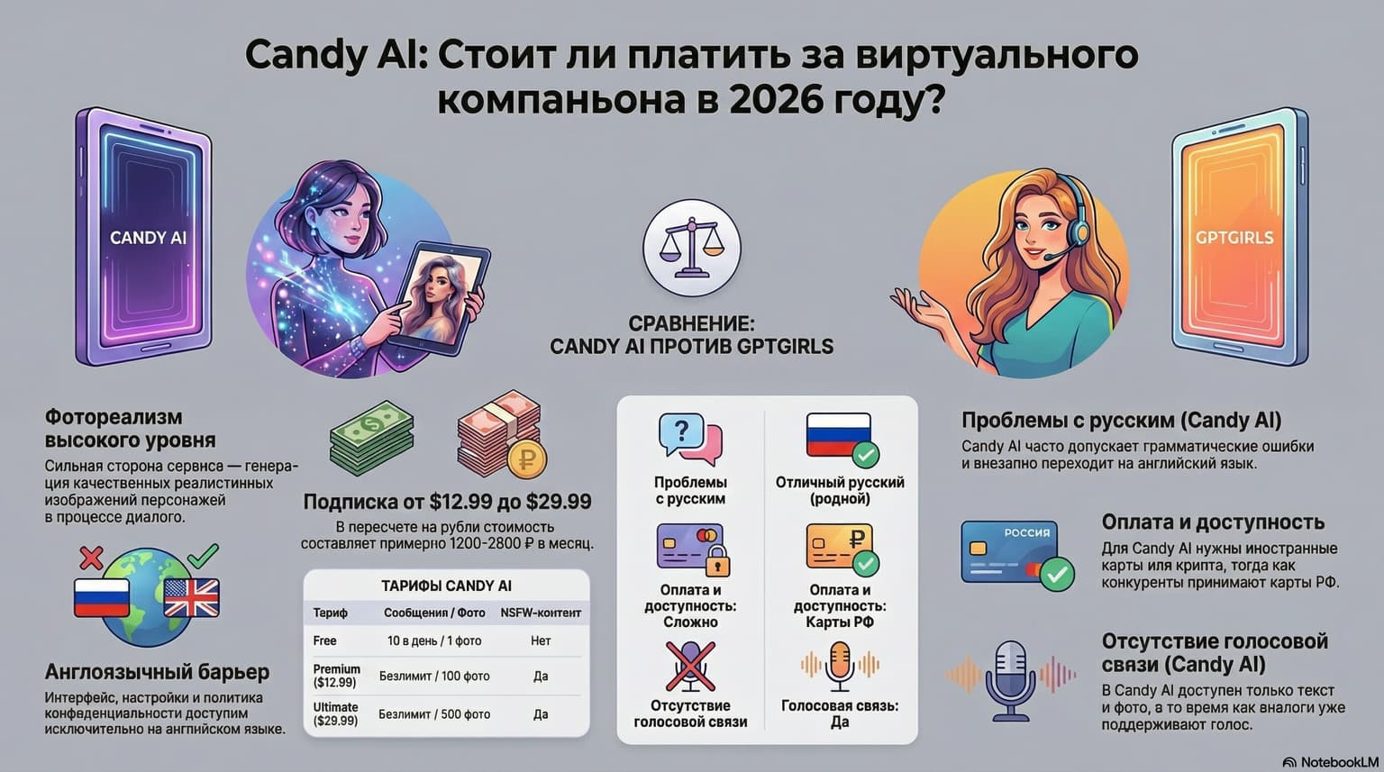 Candy AI обзор — стоит ли платить в 2026 году