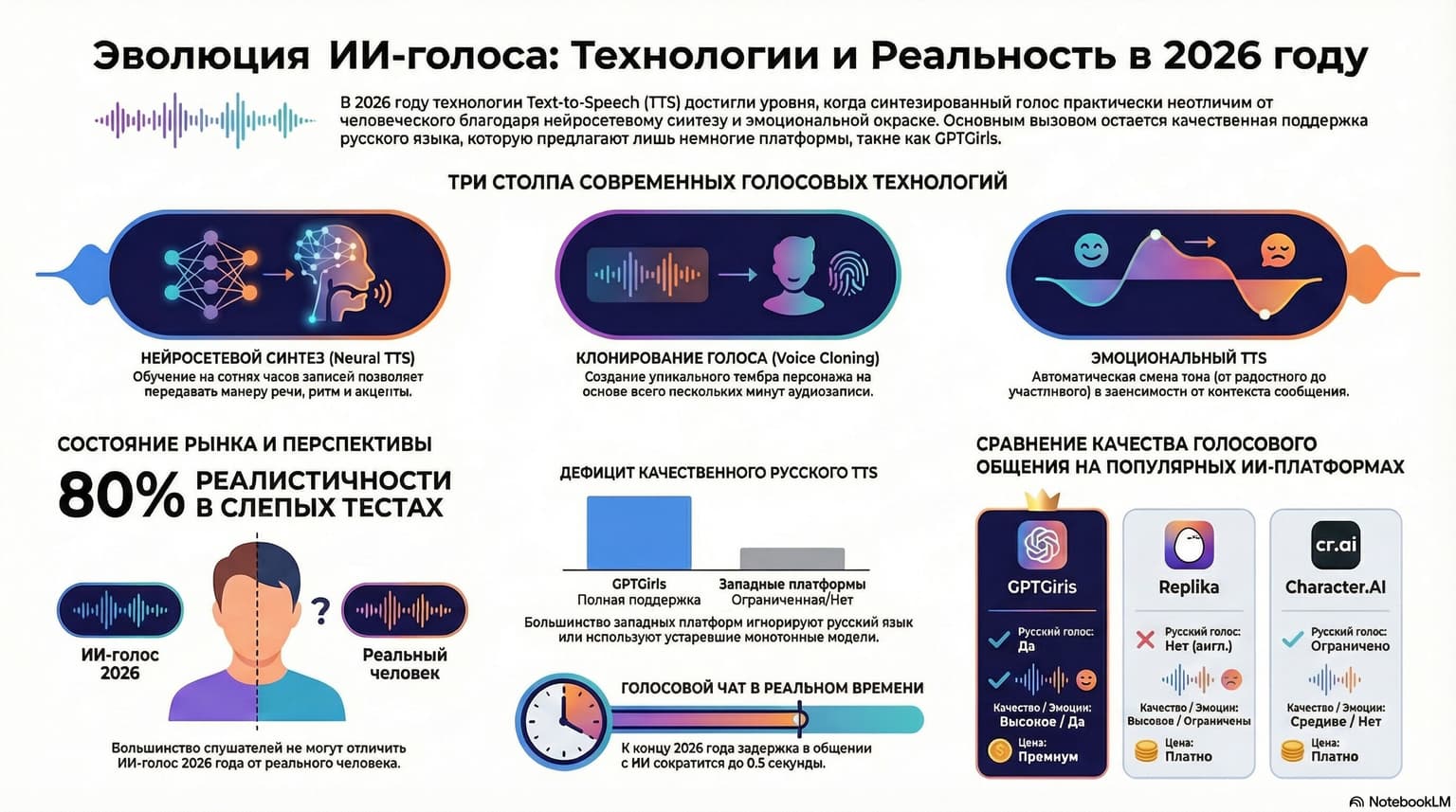 ИИ девушка с голосом — обзор технологий озвучки в 2026