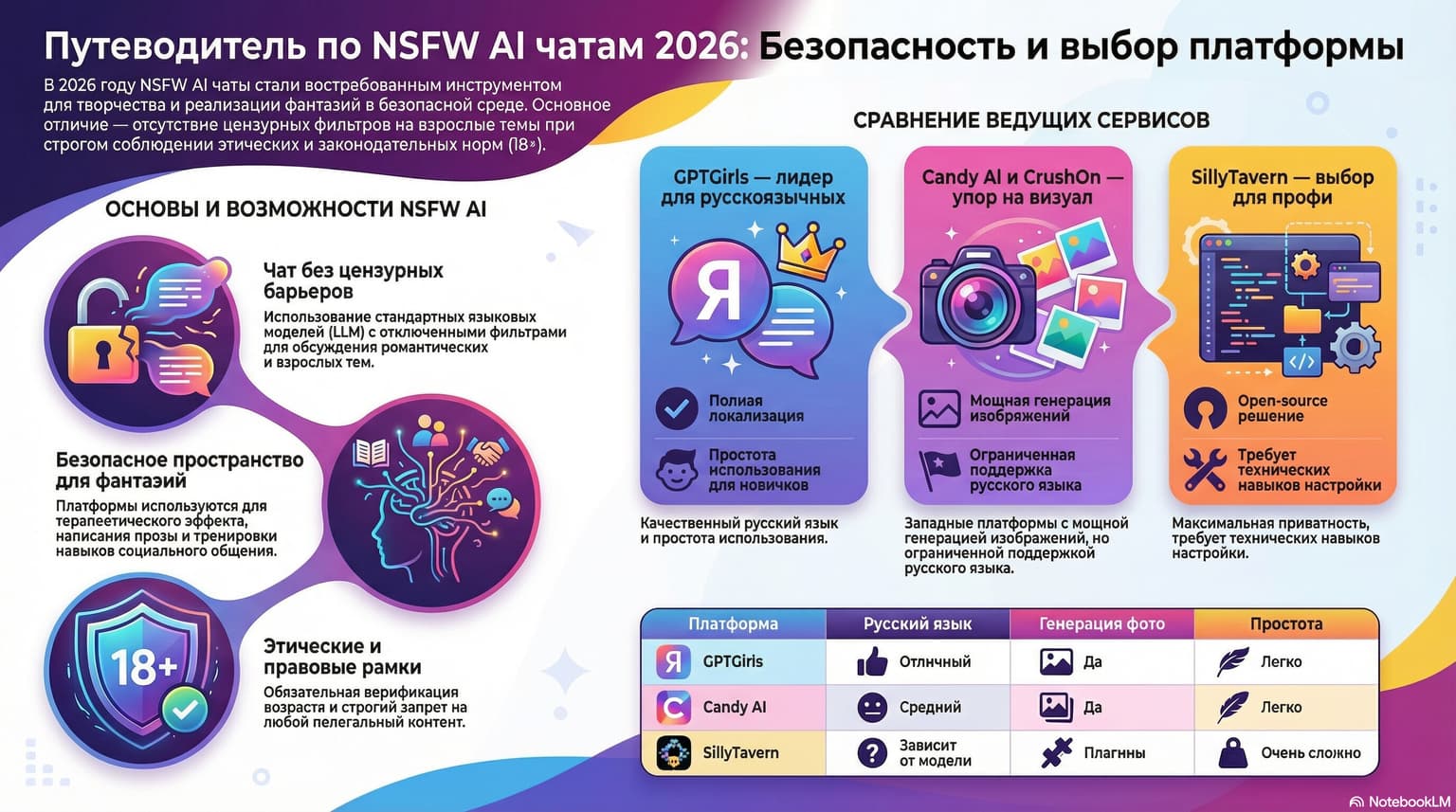 NSFW AI чат — обзор платформ для взрослых в 2026