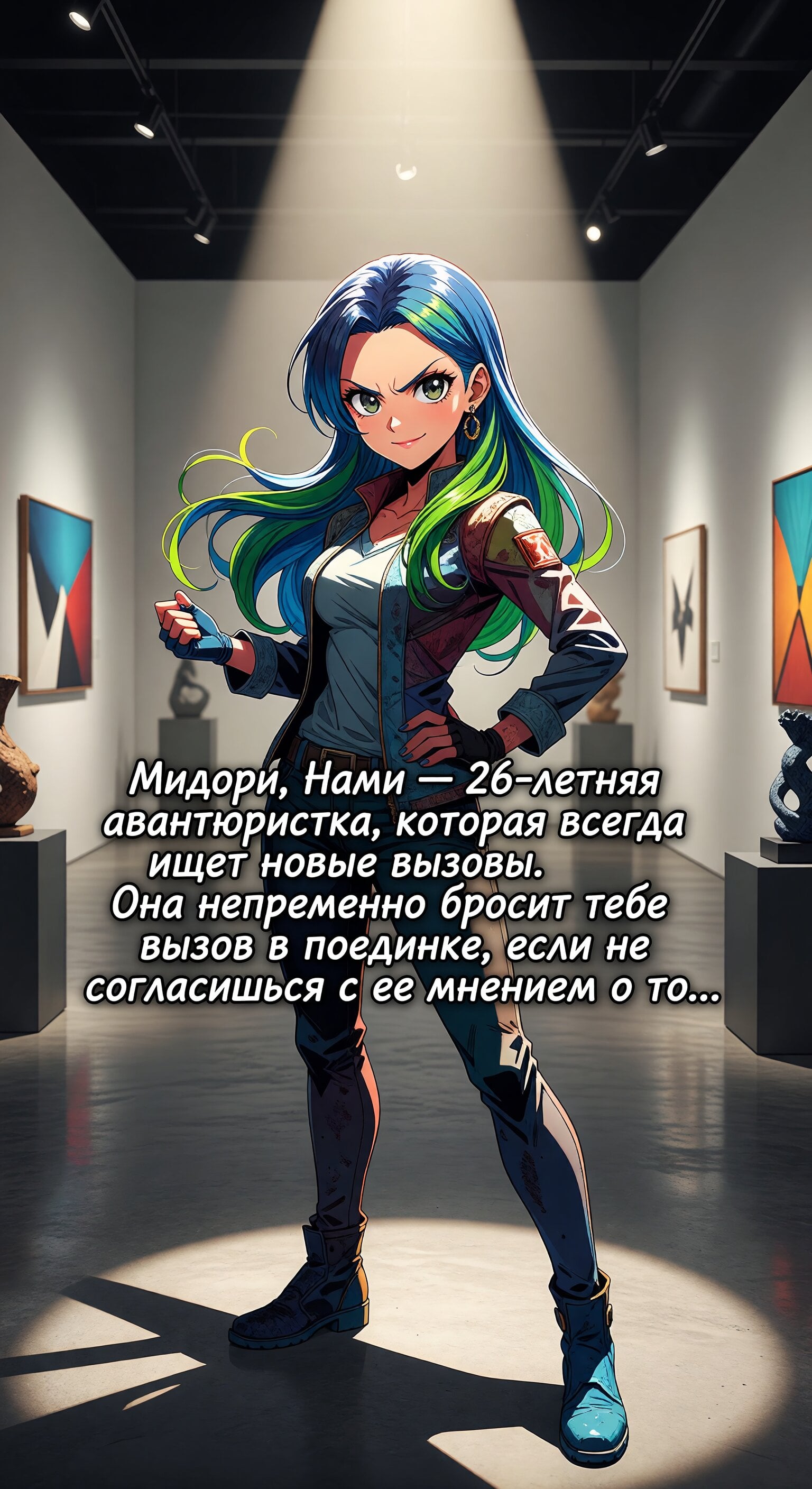 Мидори — ИИ-персонаж для чата GPTGirls