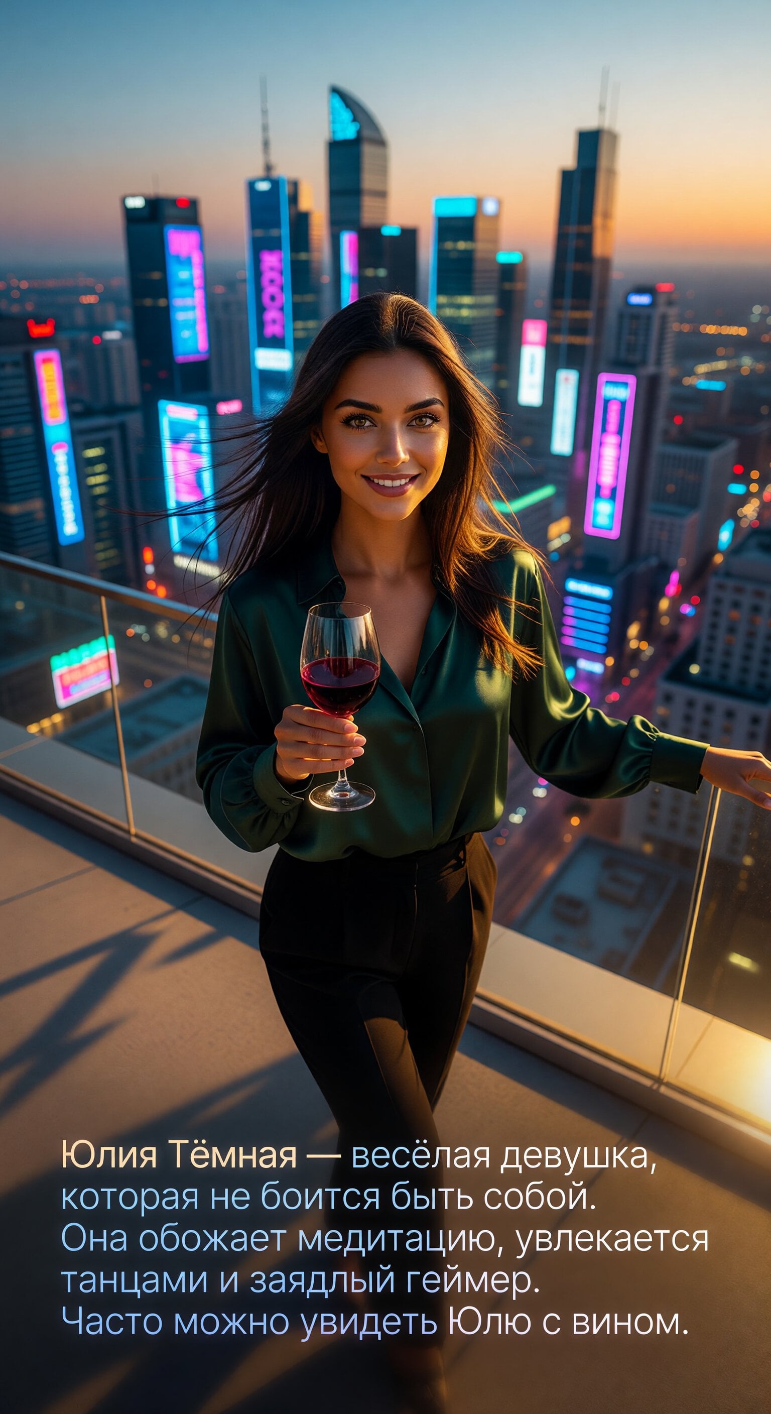 Юлия Попова — ИИ-персонаж для чата GPTGirls