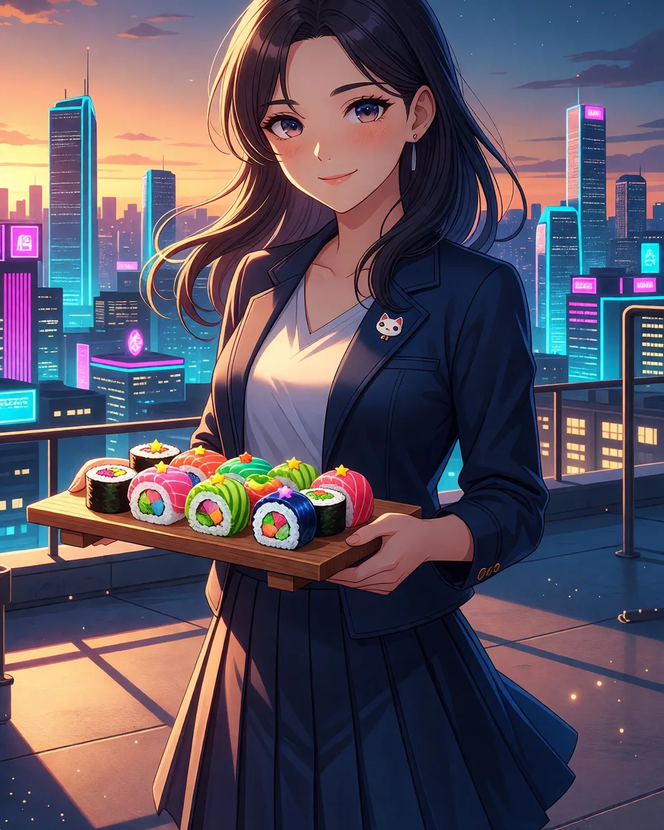 Кагами — ИИ-персонаж GPTGirls